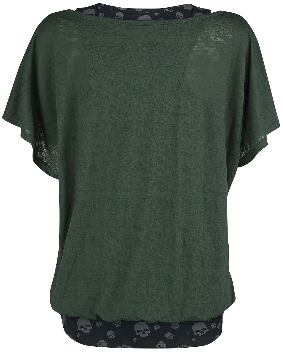 black-premium-by-emp-t-shirt-double-layer-totenkopf-schwarz-gr-n image 3