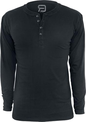 red-by-emp-langarmshirt-basic-schwarz-l-mit-knopfleiste image 5