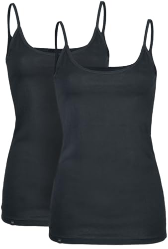 black-premium-by-emp-tops-doppelpack-damen-schwarz-m image 7