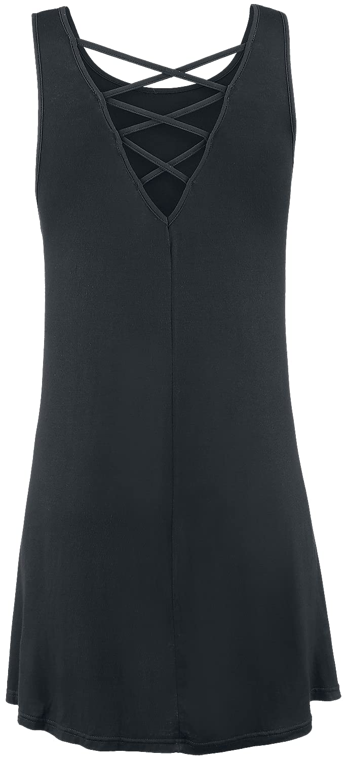 black-premium-by-emp-kleid-mit-schn-rung-damen-schwarz-l image 3