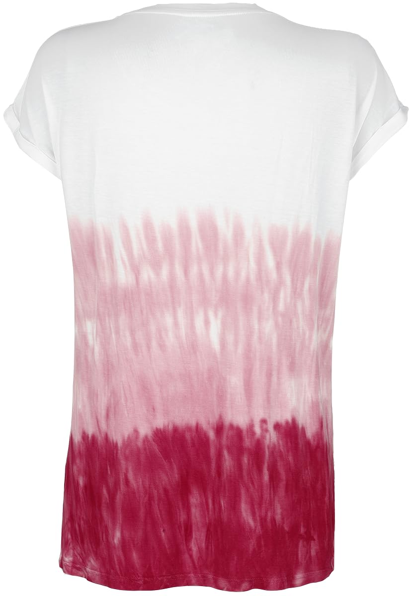 red-by-emp-mandala-t-shirt-damen-wei-rot-print image 3