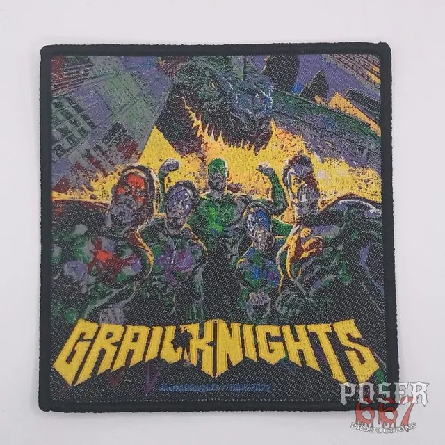 poser667-patches-grailknights-dragon-patch-schwarzer-rand image 1