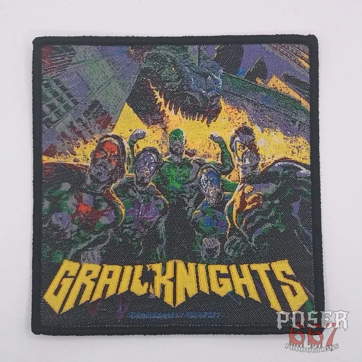 poser667-patches-grailknights-dragon-patch-schwarzer-rand image 1