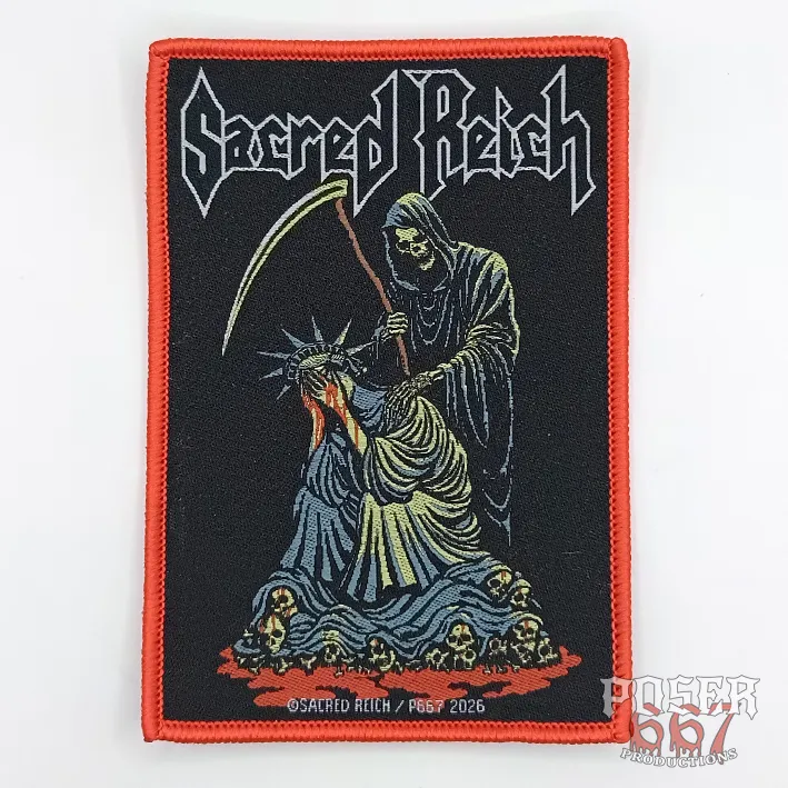 sacred-reich-the-american-way-patch-gewebt-11x8-cm image 1