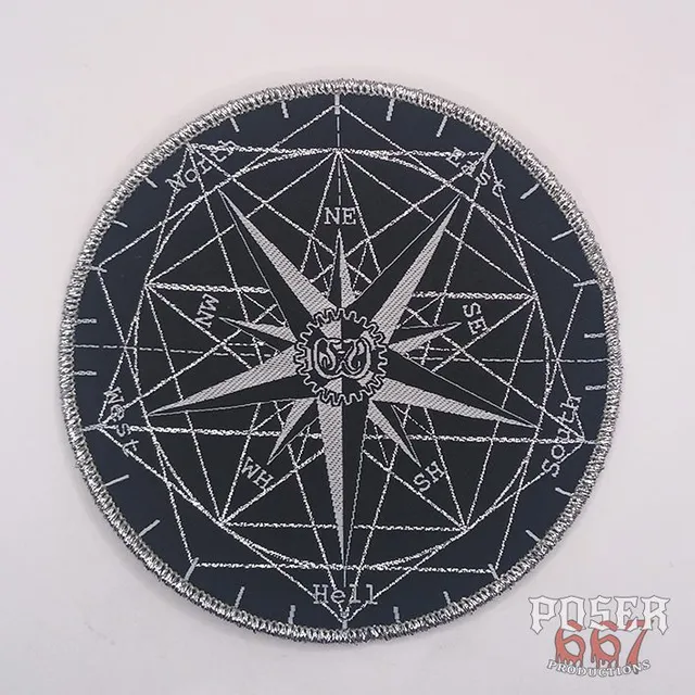 poser667-patches-endstille-compass-to-hell-patch-10-cm image 1