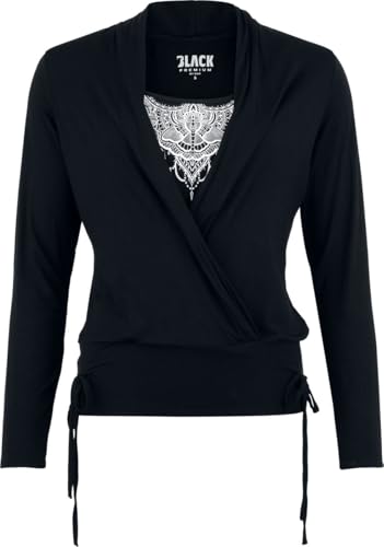 black-premium-by-emp-ribbon-longsleeve-langarmshirt-schwarz-m image 7