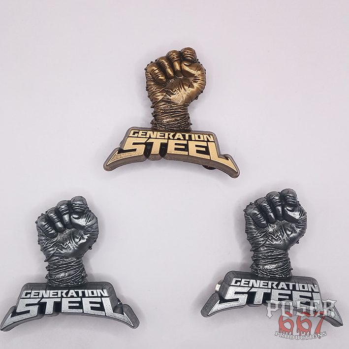 poser667-generation-steel-steelers-fist-3d-pin-silber image 2