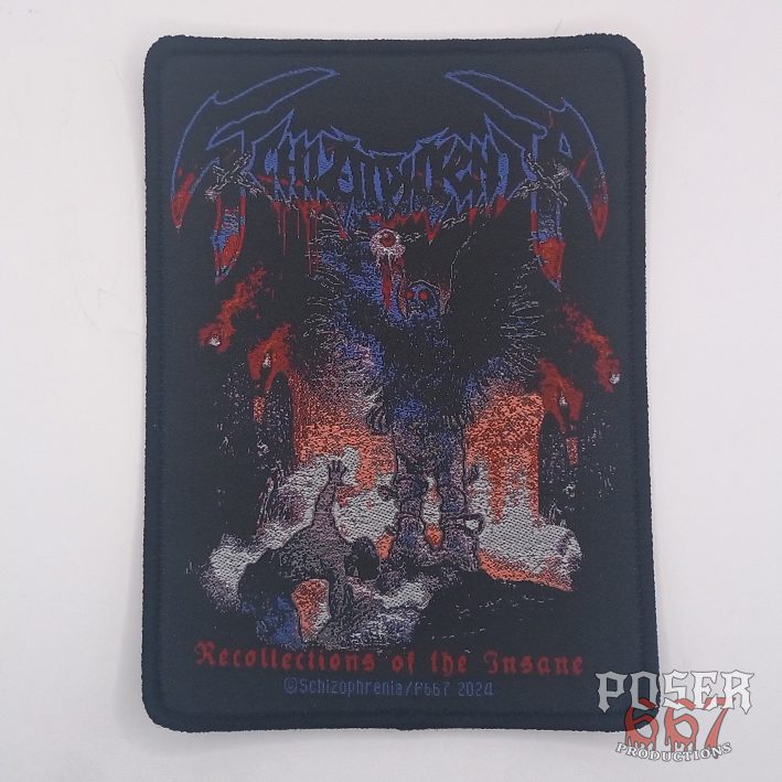 schizophrenia-recollections-of-the-insane-patch-11cm-schwarz image 1