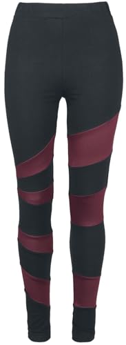 black-premium-leggings-schwarz-rot-damen-gr-e-l image 7