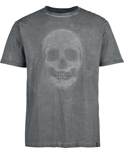 black-premium-beaks-claws-skulls-t-shirt-grau-skull-patch-l image 6