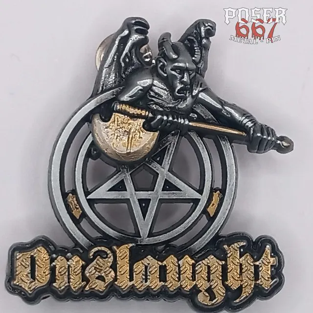 onslaught-the-force-from-hell-3d-pin-anstecker-metall-5-cm image 1