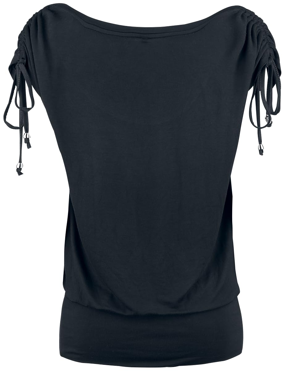black-premium-t-shirts-t-shirt-schwarz-s-geschn-rte-rmel image 2