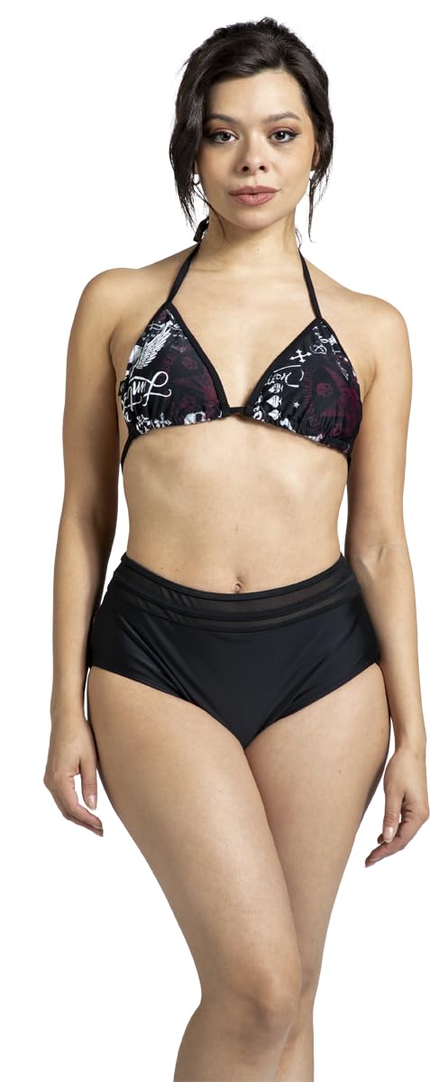 black-premium-by-emp-bikinihose-high-waist-schwarz-damen image 2