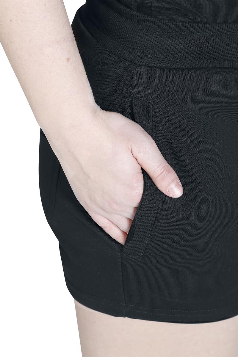 red-by-emp-shorts-schwarz-tunnelzug-gerader-schnitt-l image 2