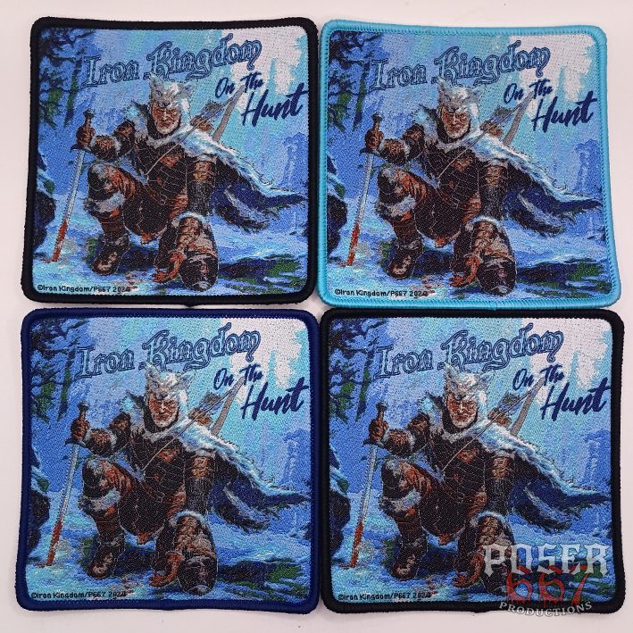 iron-kingdom-on-the-hunt-patch-aufn-her-gewebt-9-5-cm image 1