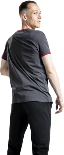 red-by-emp-herren-t-shirt-schwarz-basic-rote-highlights image 8