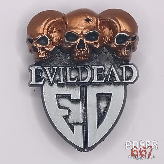 evildead-logo-3d-pin-anstecker-antik-silber-4-5-cm image 1