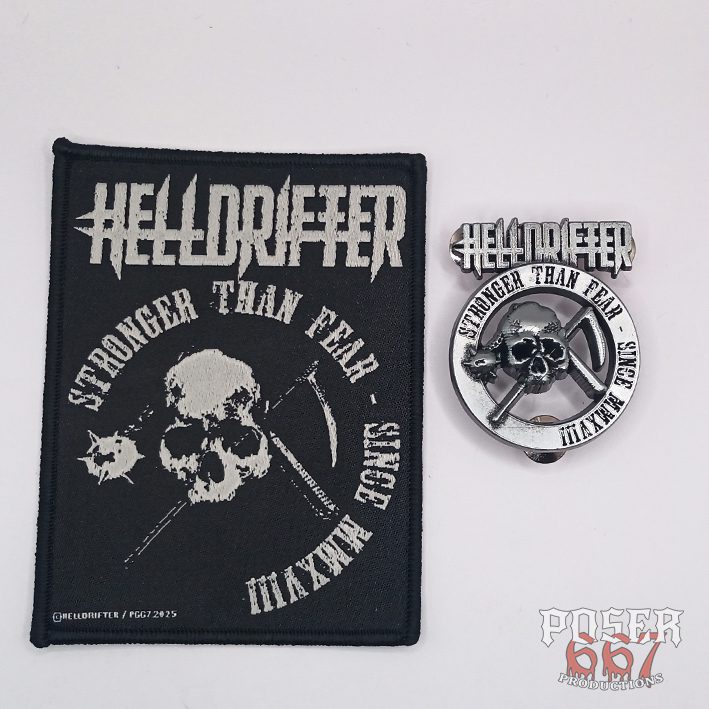 helldrifter-stronger-than-fear-3d-pin-metall-5-cm image 2