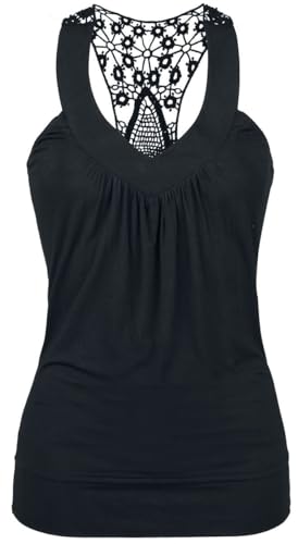 red-by-emp-top-damen-schwarz-mit-h-kel-spitze-und-v-ausschnitt image 6