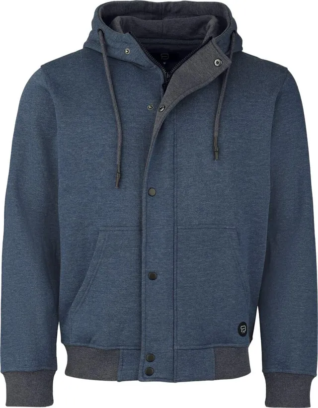 red-by-emp-double-closure-sweatjacket-herren-kapuzenjacke-blau-l image 1