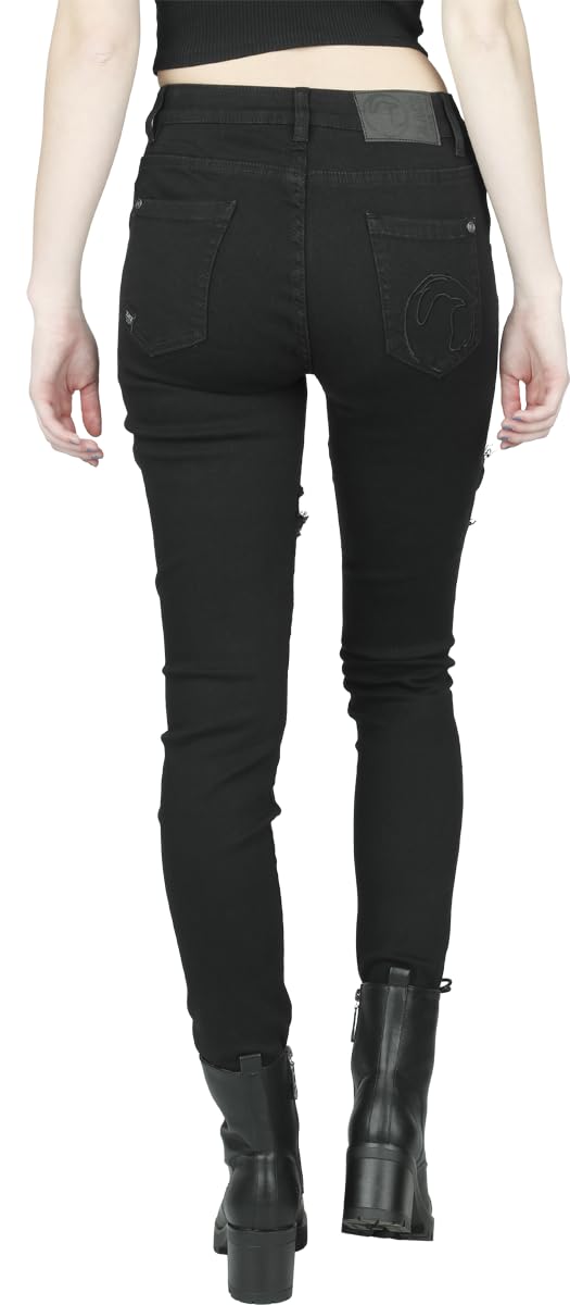 black-premium-by-emp-jeans-schwarz-damen-31w-30l-cut-outs image 8