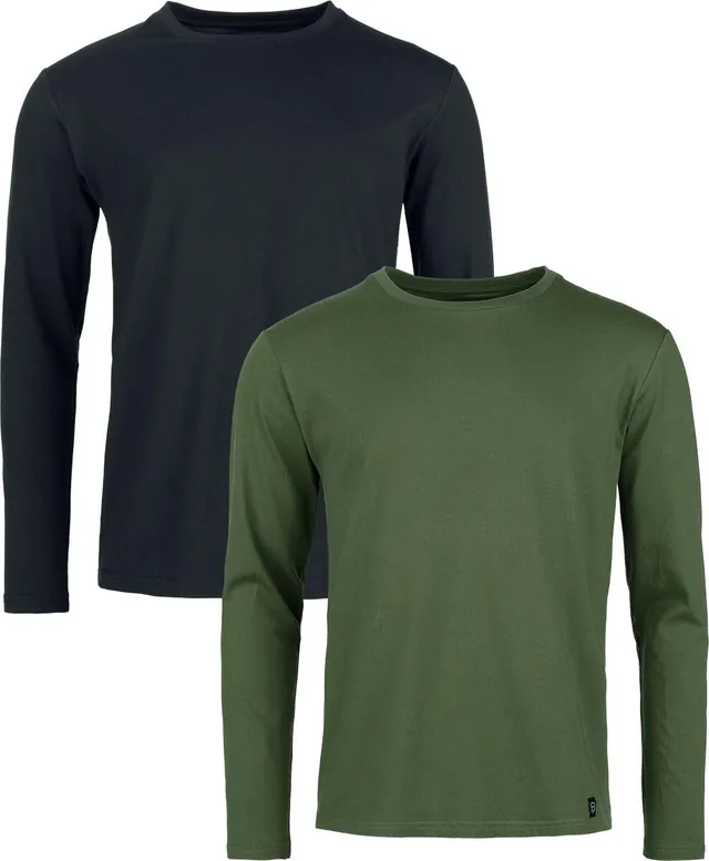 red-by-emp-longsleeves-herren-doppelpack-schwarz-oliv image 1