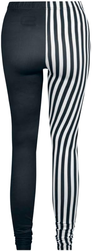 red-by-emp-hosen-damen-streifen-leggings-schwarz-wei-l image 6