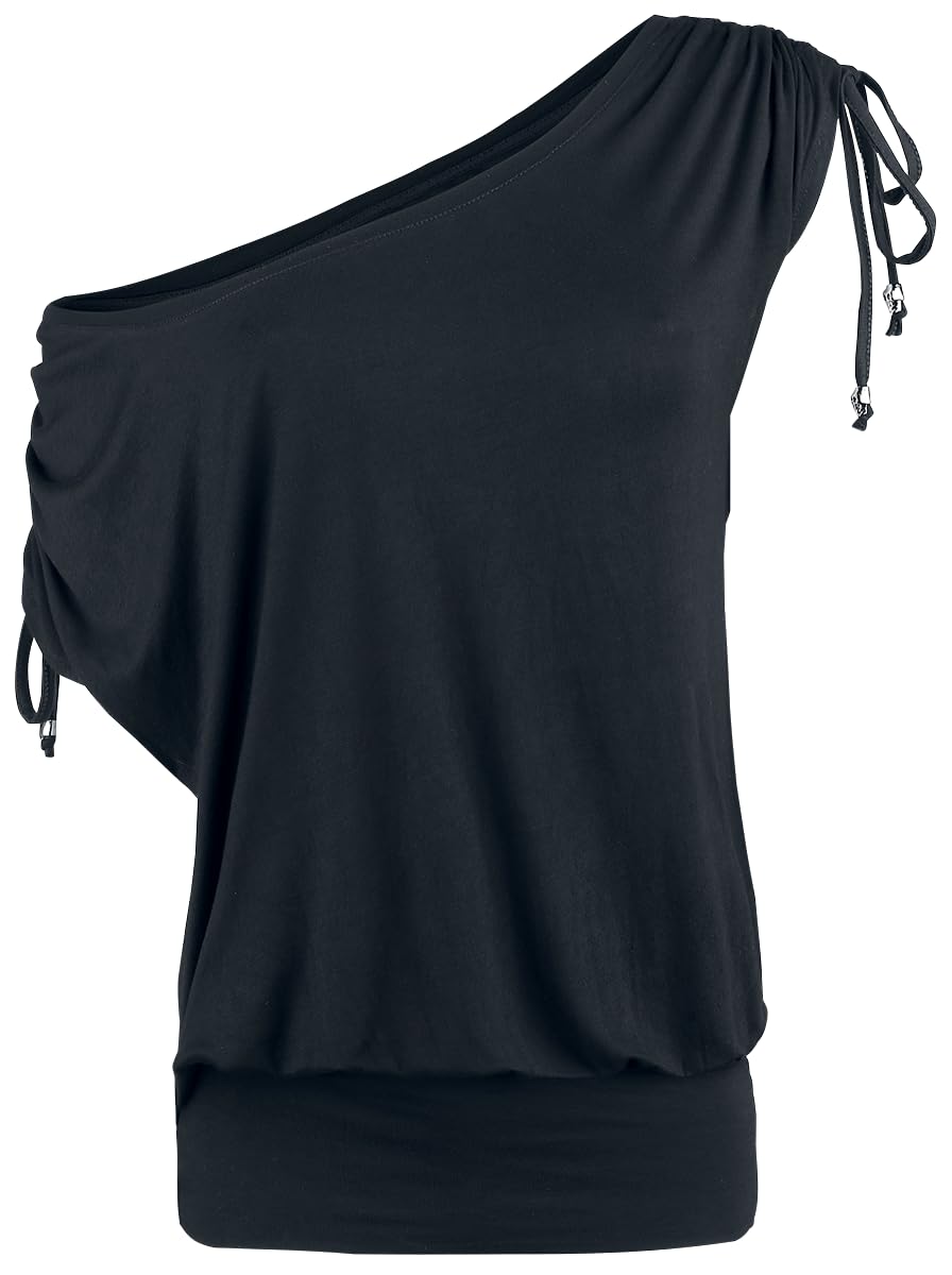 black-premium-t-shirts-t-shirt-schwarz-s-geschn-rte-rmel image 3