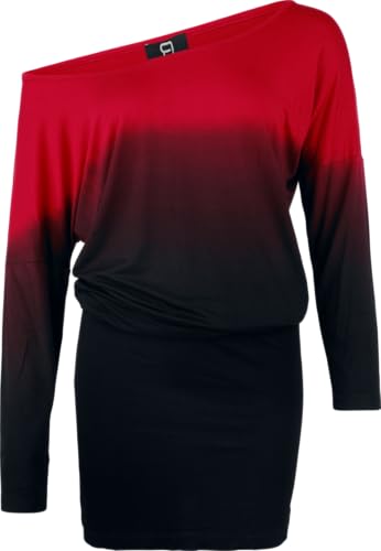 red-by-emp-kleid-schwarz-rot-farbverlauf-kurz-gr-s image 6