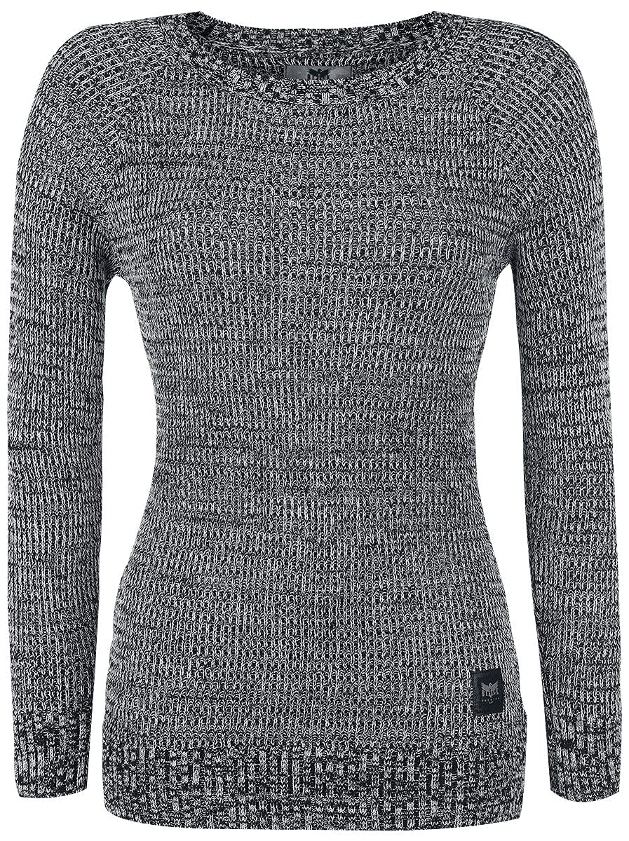 black-premium-by-emp-strickpullover-damen-grau-xl image 1