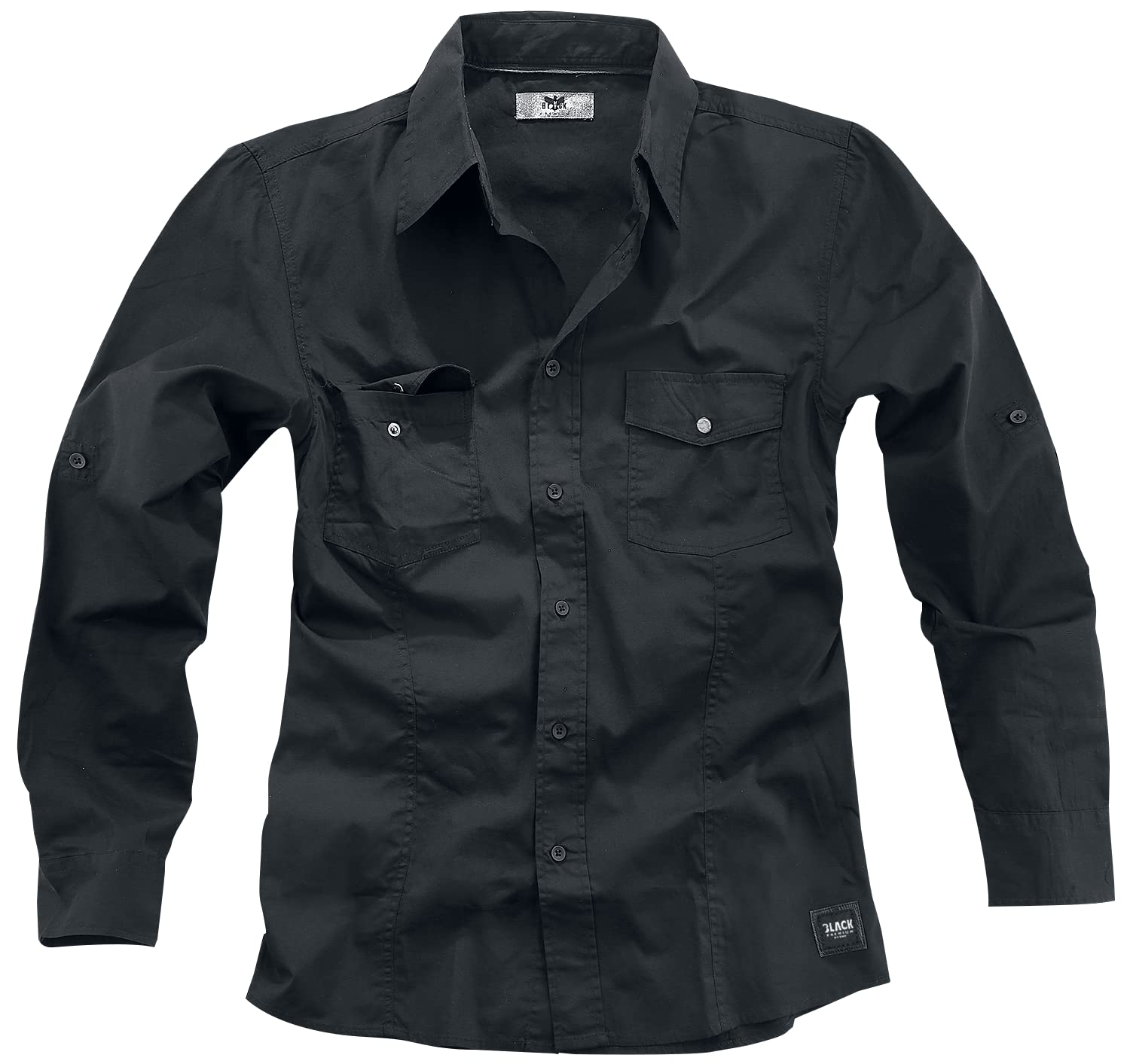 black-premium-by-emp-herren-hemd-schwarz-basic-gr-xxl image 4