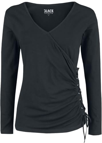 black-premium-damen-langarmshirt-schwarz-schn-rung-m image 7