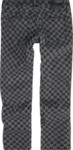 red-by-emp-karierte-jeans-herren-grau-hose image 6