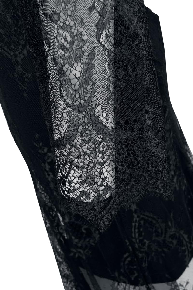 black-premium-by-emp-langes-kleid-unterkleid-schwarz-damen image 2