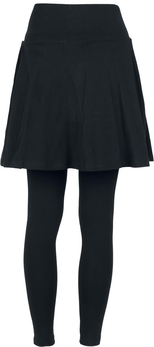 red-by-emp-schwarze-basic-leggings-mit-rock-damen-schwarz image 3
