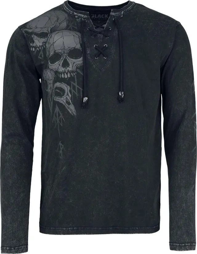 black-premium-beaks-claws-skulls-longsleeve-schwarz-gr-l image 1
