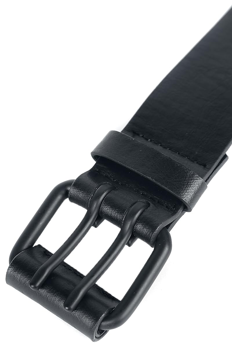 black-premium-unisex-g-rtel-schwarz-mit-lochnieten image 3