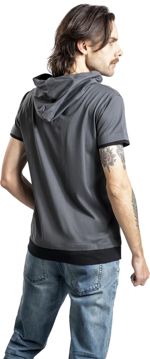 red-by-emp-herren-t-shirt-grau-mit-kapuze-einheitsgr-e image 5