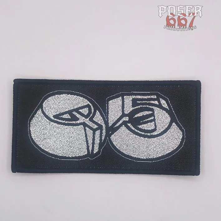 q5-logo-patch-aufn-her-gewebt-10-cm-silbernes-logo image 1