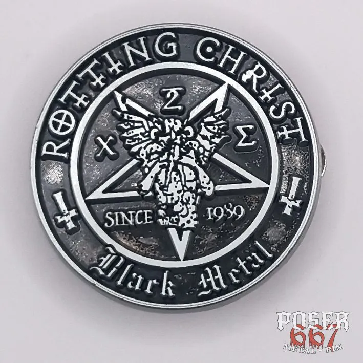 rotting-christ-since-1989-pin-metallpin-4-5-cm-silber image 1