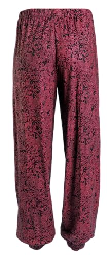 red-by-emp-hose-damen-schwarz-rot-weicher-stoff image 8