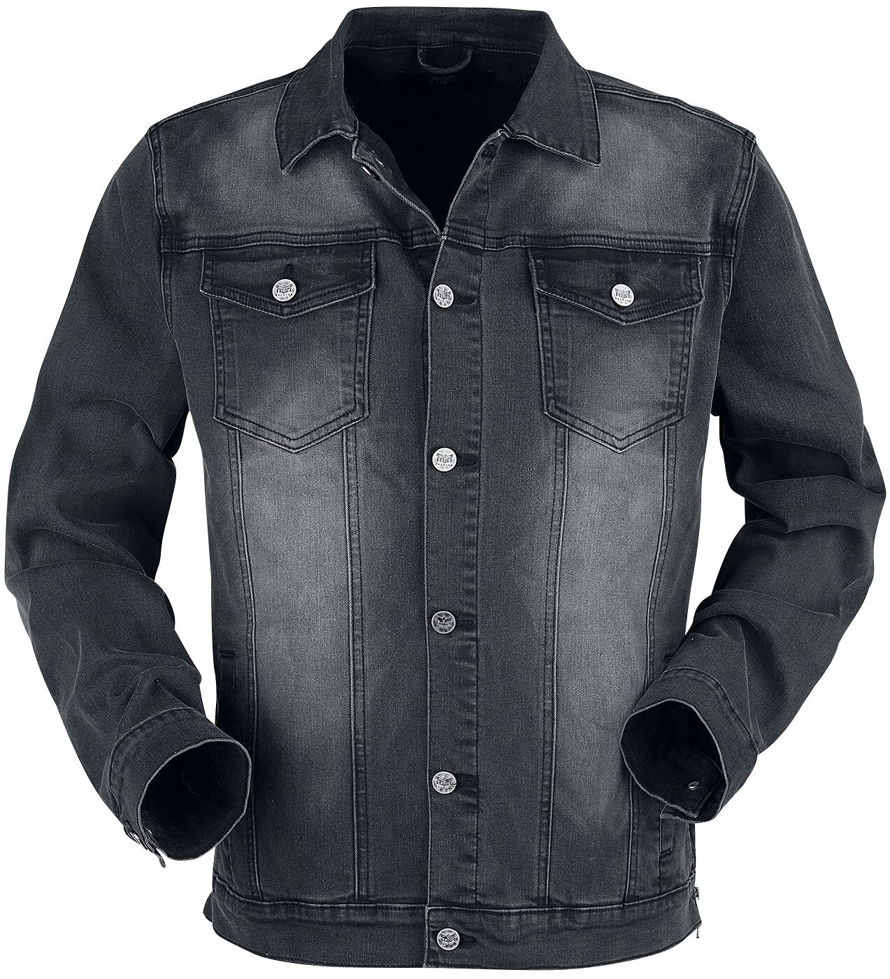 black-premium-by-emp-jacke-brusttaschen-knopfleiste-grau image 1