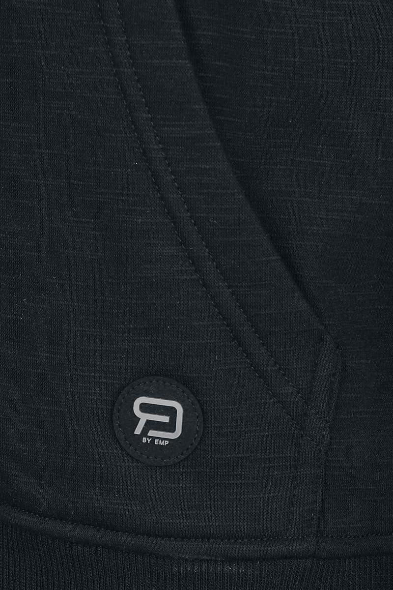 red-by-emp-schwarze-kapuzenjacke-hoodie-damen-l-mit-labelpatch image 4