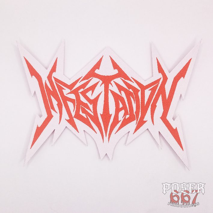 infestation-logo-patch-aufn-her-cut-out-gewebt-12-cm image 1