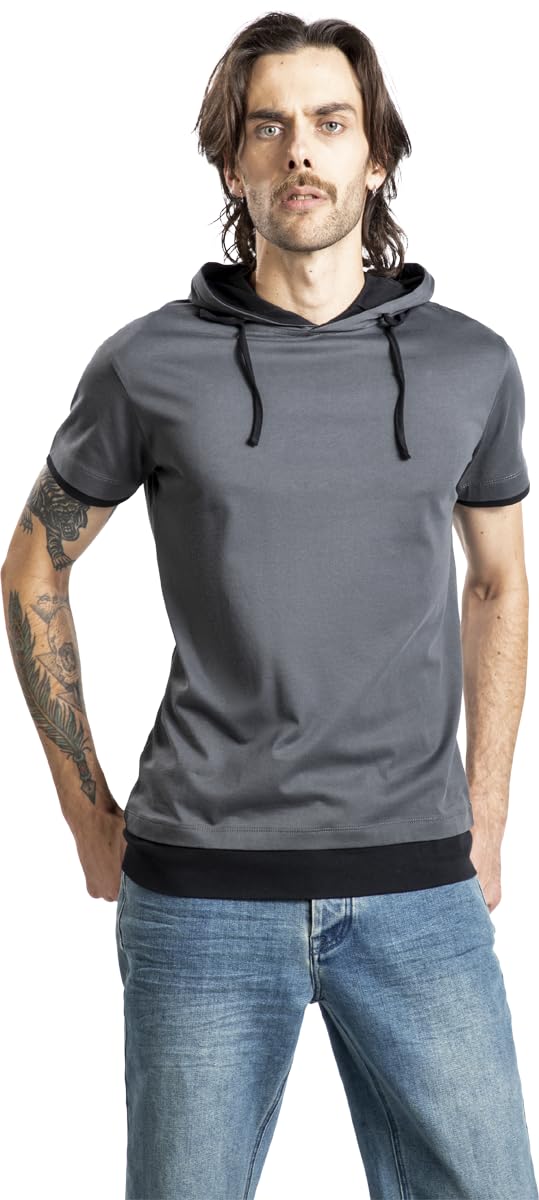 red-by-emp-herren-t-shirt-grau-mit-kapuze-einheitsgr-e image 4