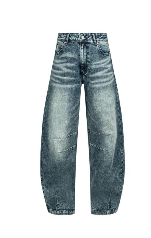 red-by-emp-hosen-damen-jeans-blau-barrel-fit-30w-32l-stickerei image 5
