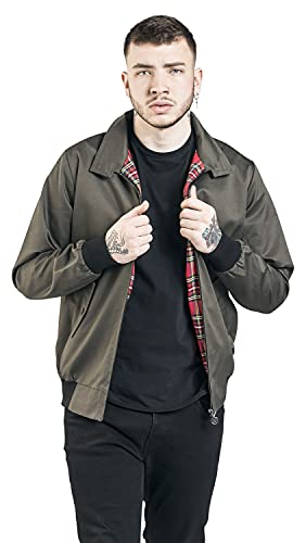red-by-emp-bergangsjacke-jacke-xl-khaki-stehkragen image 7