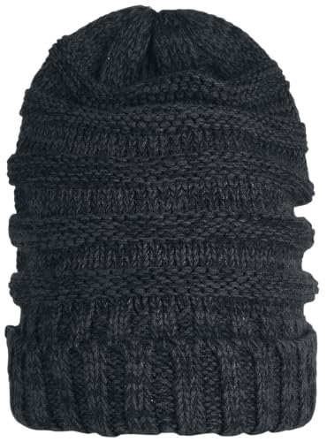 black-premium-beanie-unisex-m-tze-schwarz-grobstrick image 7