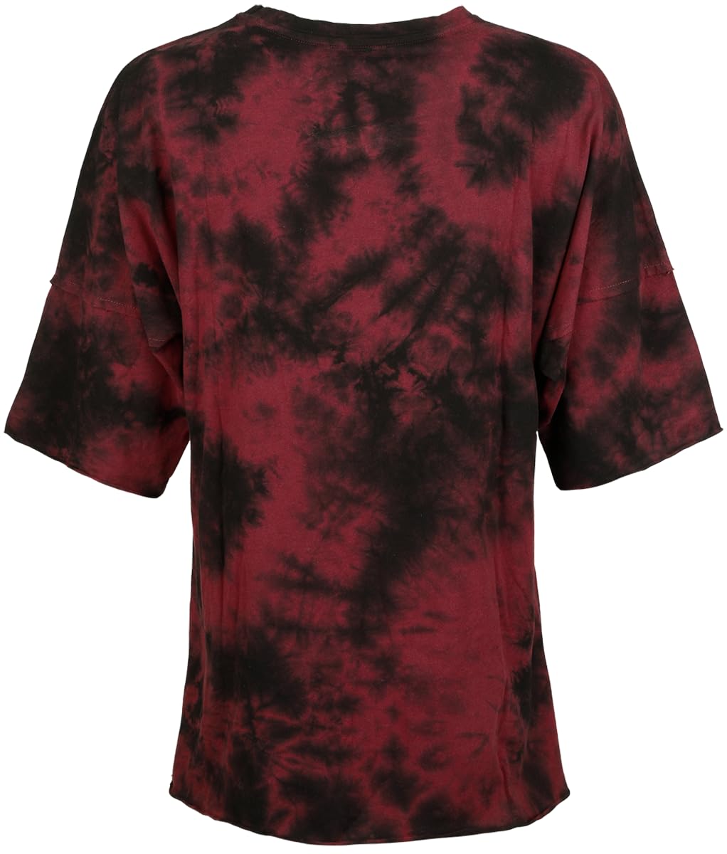 black-premium-by-emp-t-shirt-cut-out-schwarz-rot-damen image 2