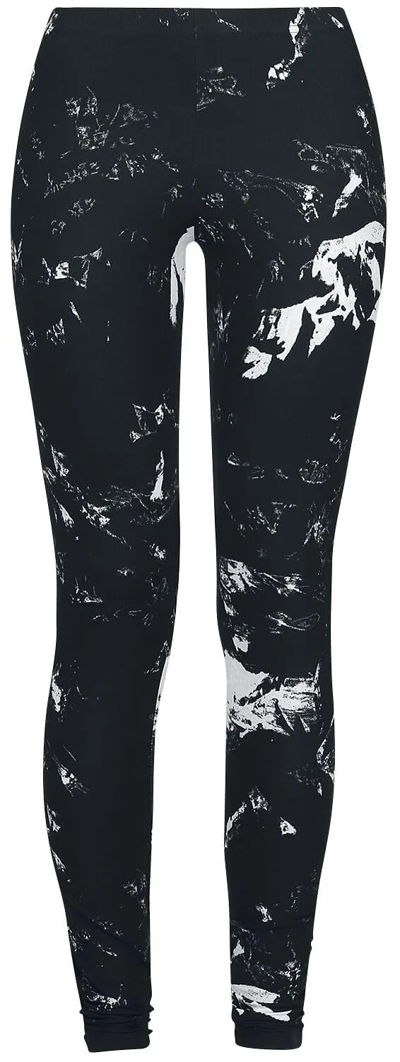 black-premium-by-emp-damen-leggings-schwarz-gr-e-s-allover-print image 1